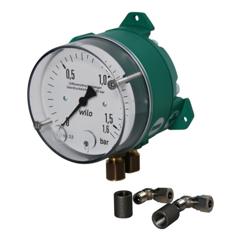 Wilo Indicateur de pression différentielle DDA 16, 0-1,6 bar, pour dispositif de commande/régulation