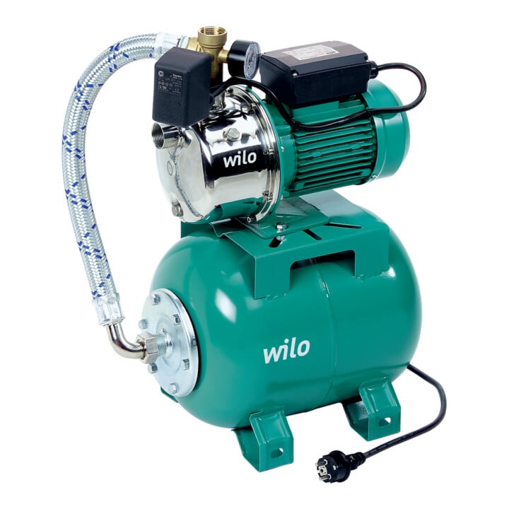 Wilo Kreiselpumpe Jet HWJ- 204-EM-50/2-2, 50 Liter, 1 kW, 230 V