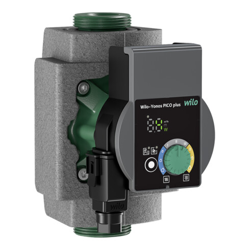 Wilo Nassl.-Hocheffiz.pumpe Yo PICO plus Typ 25/1-4-130, Rp 1, G 1 1/2, 130mm