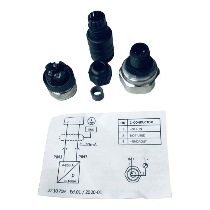 Wilo Pièce de rechange électrique Transmetteur de pression 1/4" 0-16bar 4-20mA VP