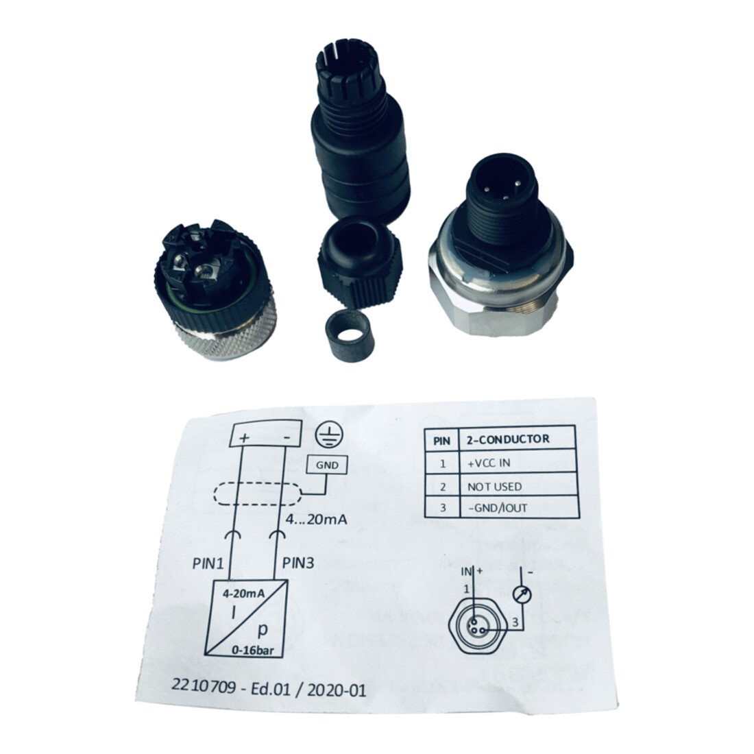 Wilo Pièce de rechange électrique Transmetteur de pression 1/4" 0-16bar 4-20mA VP