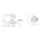 Wilo Pompe à découper Rexa PRO-S03-112A/21T011X540/O-20M, 1,1 kW, 400 V