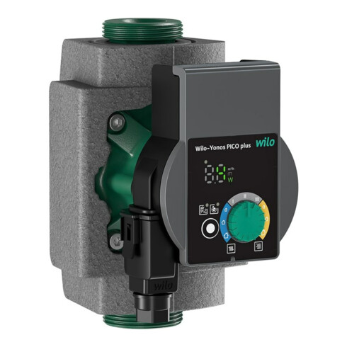 Wilo Pompe à haute efficacité Yonos PICO plus 25/1-8-130, G 1 1/2, 230 V, 50/60 Hz