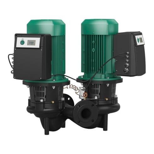 Wilo Pompe double à économie d'énergie à moteur sec DL-E 50/180-7,5/2-S1,DN50,7,5kW,8,4kW