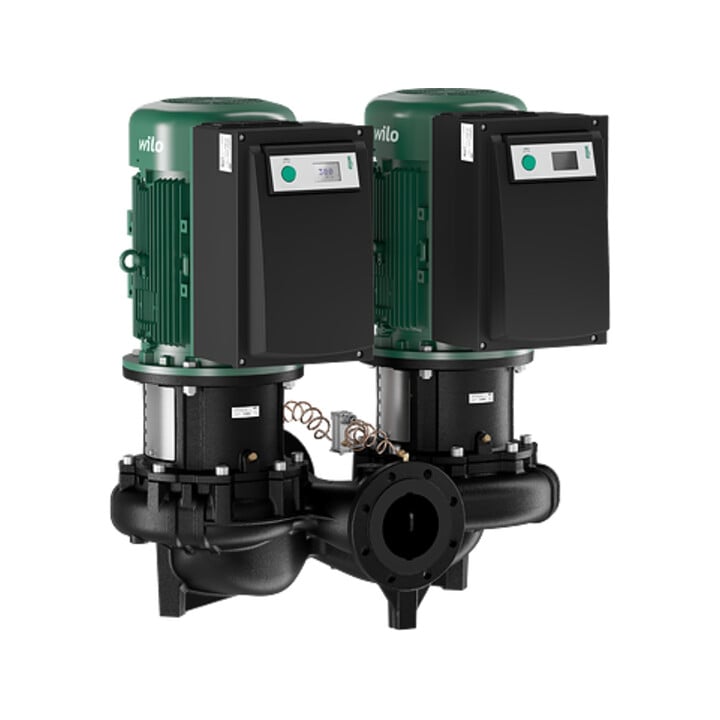 Wilo Pompe double sèche économique DL-E 65/200-22/2-R1, DN65, 21,9 kW, 23,2 kW