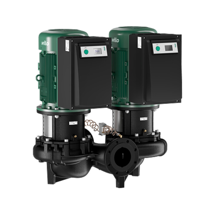 Wilo Pompe double sèche économiseur d'énergie DL-E 65/150-11/2-R1-S1,DN65,11,1kW