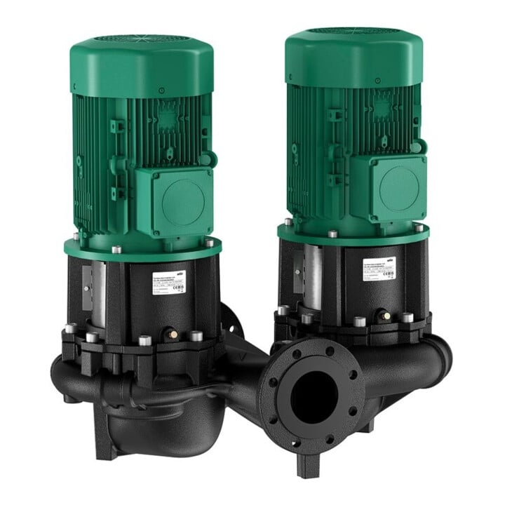 Wilo Pompe double standard à sec Atmos GIGA-D 65/200-22/2,DN65,22kW