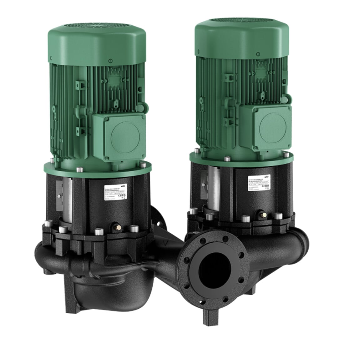 Wilo Pompe double standard à sec Atmos GIGA-D 80/130-11/2,DN80,11kW