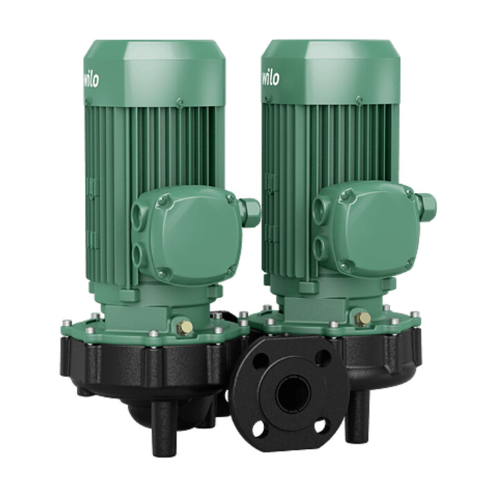 Wilo Pompe double standard à sec VeroTwin-DPL32/155-3/2, DN32, 3 kW