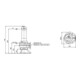 Wilo Pompe immergée eaux usées Rexa FIT-V08-426A/41T015-540/A, 1,5 kW, 400 V