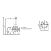 Wilo Pompe immergée eaux usées Rexa FIT-V08-426A/41T015-540/A, 1,5 kW, 400 V-4