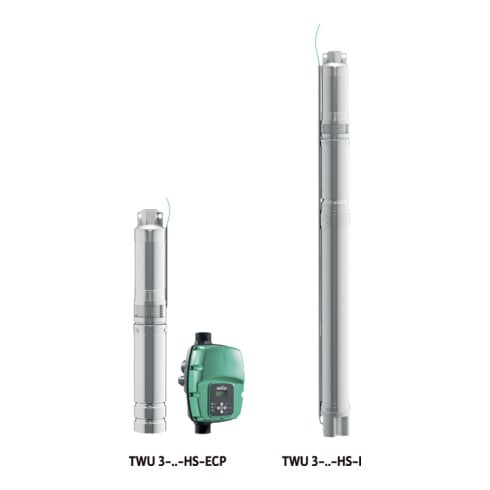 Wilo Pompe moteur submersible Sub TWU 3.05-07-HS-ECP-B, 1,5 kW, Rp 1