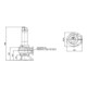 Wilo Pompe submersible eaux usées Rexa FIT-V08-524A/40T035-540/O, 3,5 kW, 400 V