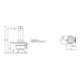 Wilo Pompe submersible eaux usées Rexa FIT-V10- 422A/41T015-540/O, 1,5 kW, 400 V, DN 100