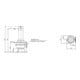 Wilo Pompe submersible eaux usées Rexa FIT-V10-424A/41T025-540/O, 2,5 kW, 400 V, DN 100
