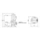 Wilo Pompe submersible eaux usées Rexa PRO-V05-122A/21T011X540/O, 1,1 kW, 400 V, DN50