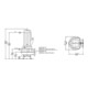 Wilo Pompe submersible eaux usées Rexa PRO-V06-628A/41T025X540/O, 2,5 kW, 400V, DN65/80