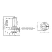 Wilo Pompe submersible eaux usées Rexa PRO-V08-524A/40T035X540/O, 3,45 kW, 400 V-4