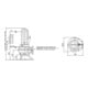 Wilo Pompe submersible eaux usées Rexa PRO-V08-526A/40T035X540/O, 3,45 kW, 400 V