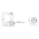 Wilo Pompe submersible pour eaux usées Rexa FIT-V05-228A/21T039-540/O, 3,9 kW, 400 V, DN50