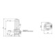 Wilo Pompe submersible pour eaux usées Rexa PRO-V05- 224A/21T025X540/O, 2,5 kW, 400 V, DN50
