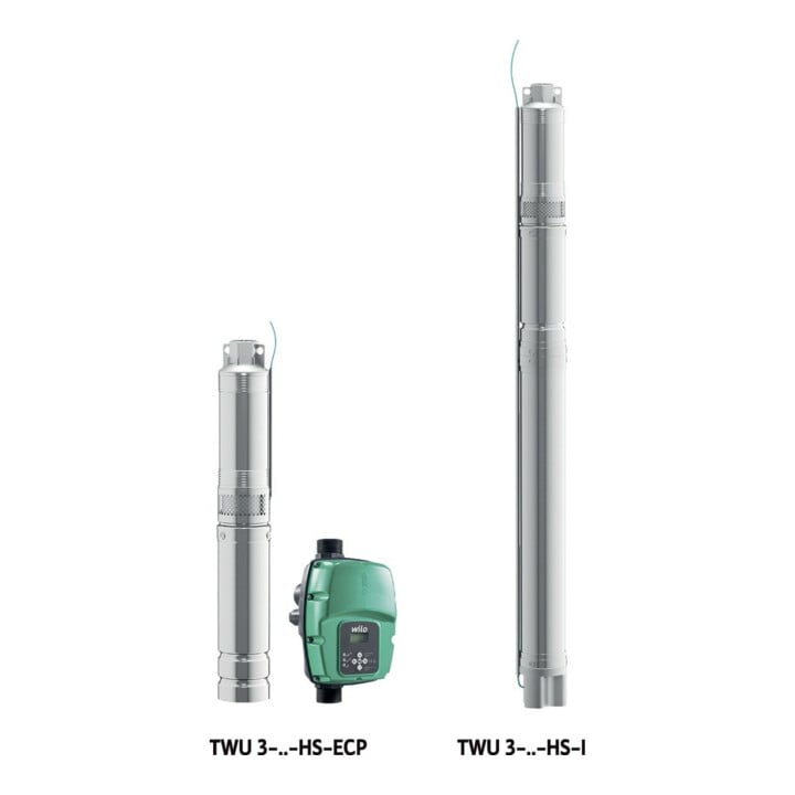 Wilo Pompe submersible Sub TWU 3.03-05-HS-ECP-B, 0,9 kW, Rp 1