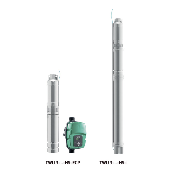 Wilo Pompe submersible Sub TWU 3-0304-HS-I, 1,5 kW, Rp 1