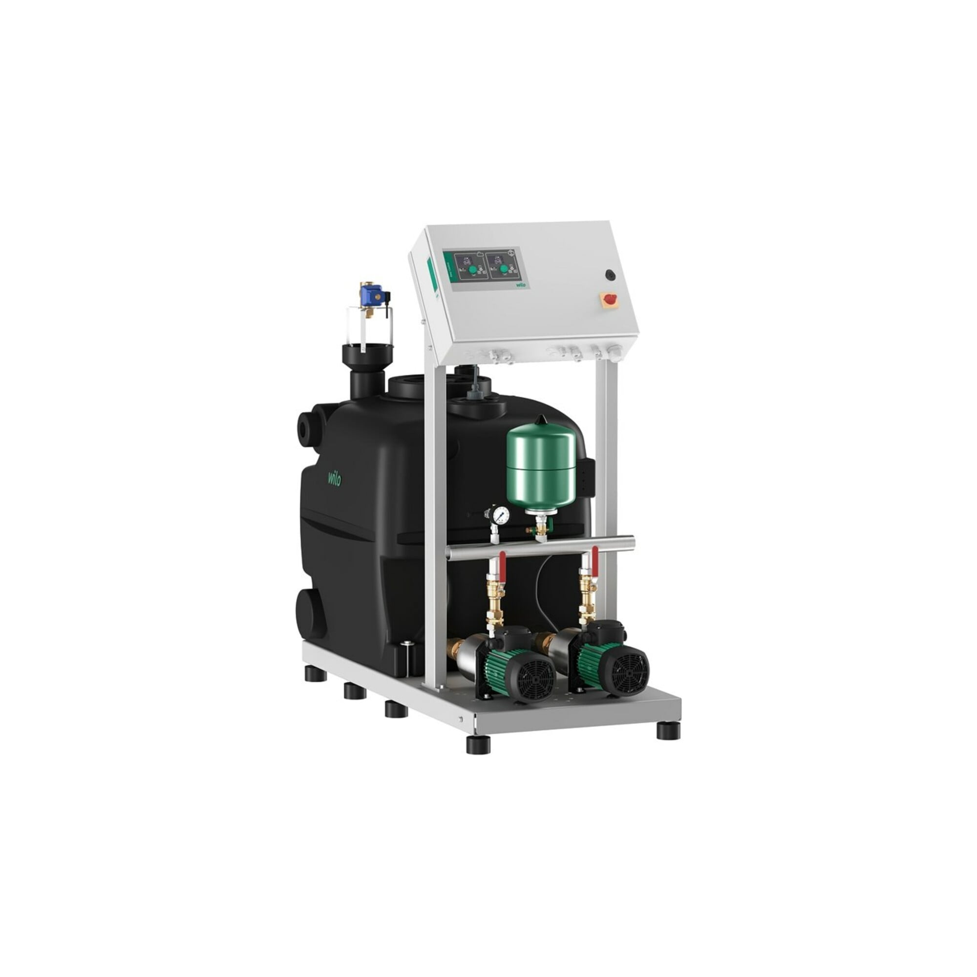 Wilo Regenwasser-Nutzungsanlage RainSystem AF400- 2Medana L605/EC2+1, 1,5 kW, 400 V, 50 Hz