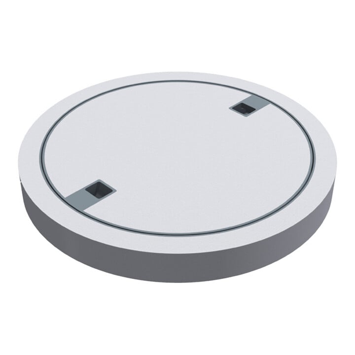 Wilo Schachtabdeckung Port 600 A15, m Ring, o Ventil., Bet., n. EN 124