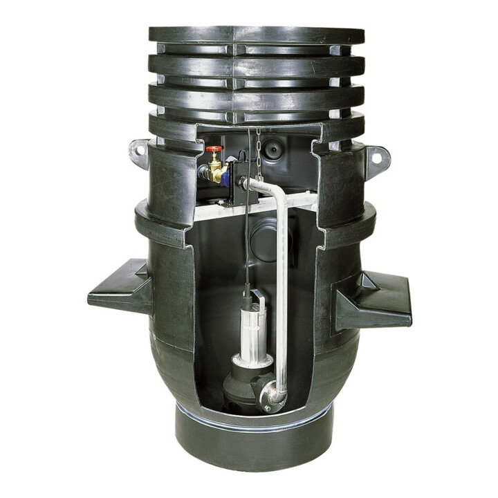 Wilo Schachtpumpstation DrainLift WS 1100 E/TP 50, FIT/PRO V05, m Behälter