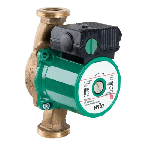 Wilo Standard-Trinkwasserpumpe Star-Z 25/2 EM, G 1 1/2, 180mm, 230 V, PN 10