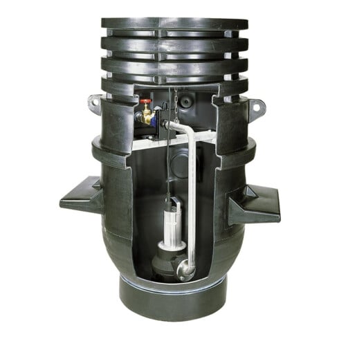 Wilo Station de pompage de puits DrainLift WS 1100 D/TP 50, FIT/PRO V05, avec réservoir