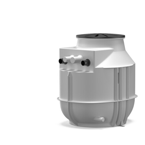 Wilo Station de relevage DrainLift WS 40 E/MTS, 255 l, avec réservoir