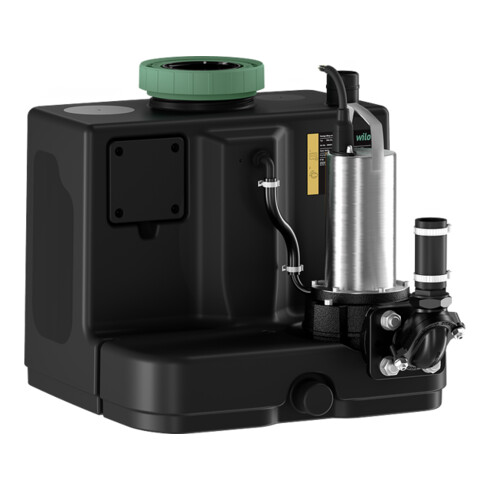 Wilo Station de relevage eaux usées DrainLift SANI Cut-M. 27T/1, CEE 16A, 3P+N+PE, 6h, 400 V