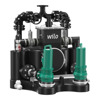 Wilo Station de relevage eaux usées EMUport CORE 20.2-46/540
