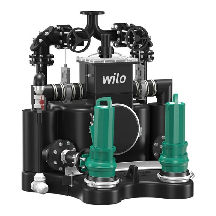 Wilo Station de relevage eaux usées EMUport CORE 20.2-52/540
