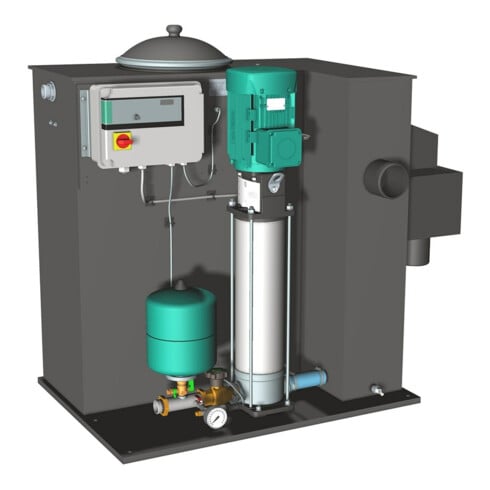 Wilo Système de pompe simple Economy CO/T-1 Helix V 407/EC,G11/4/G11/4,1,1kW