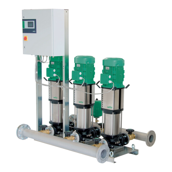 Wilo Système multi-pompes Comfort COR-3 Helix V 2202/K/CC,DN100/DN100,3kW
