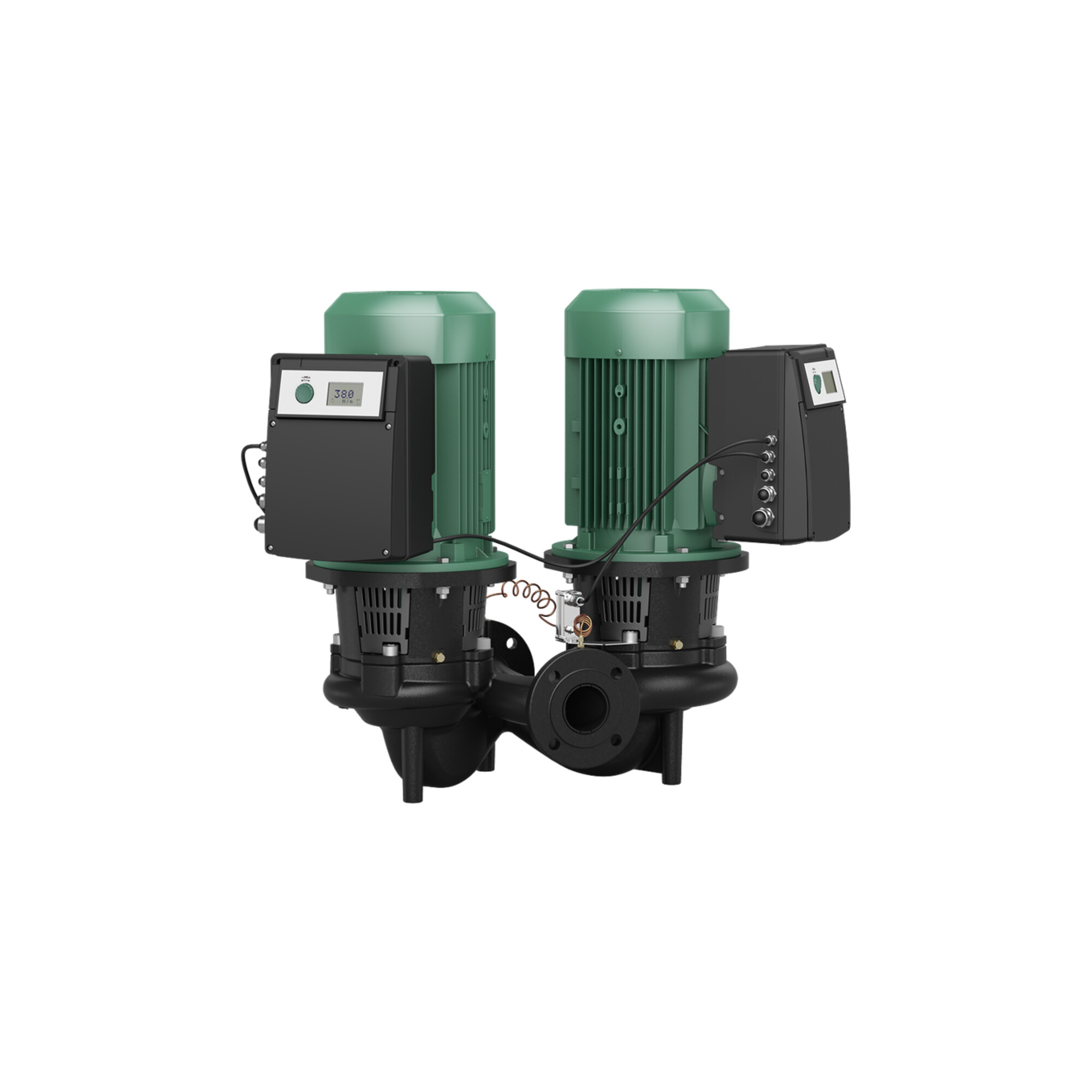 Wilo Trockenläufer-Energiesparpumpe CronoTwin DL-E 50/160-5,5/2, 5,5 kW, m Druckgeber