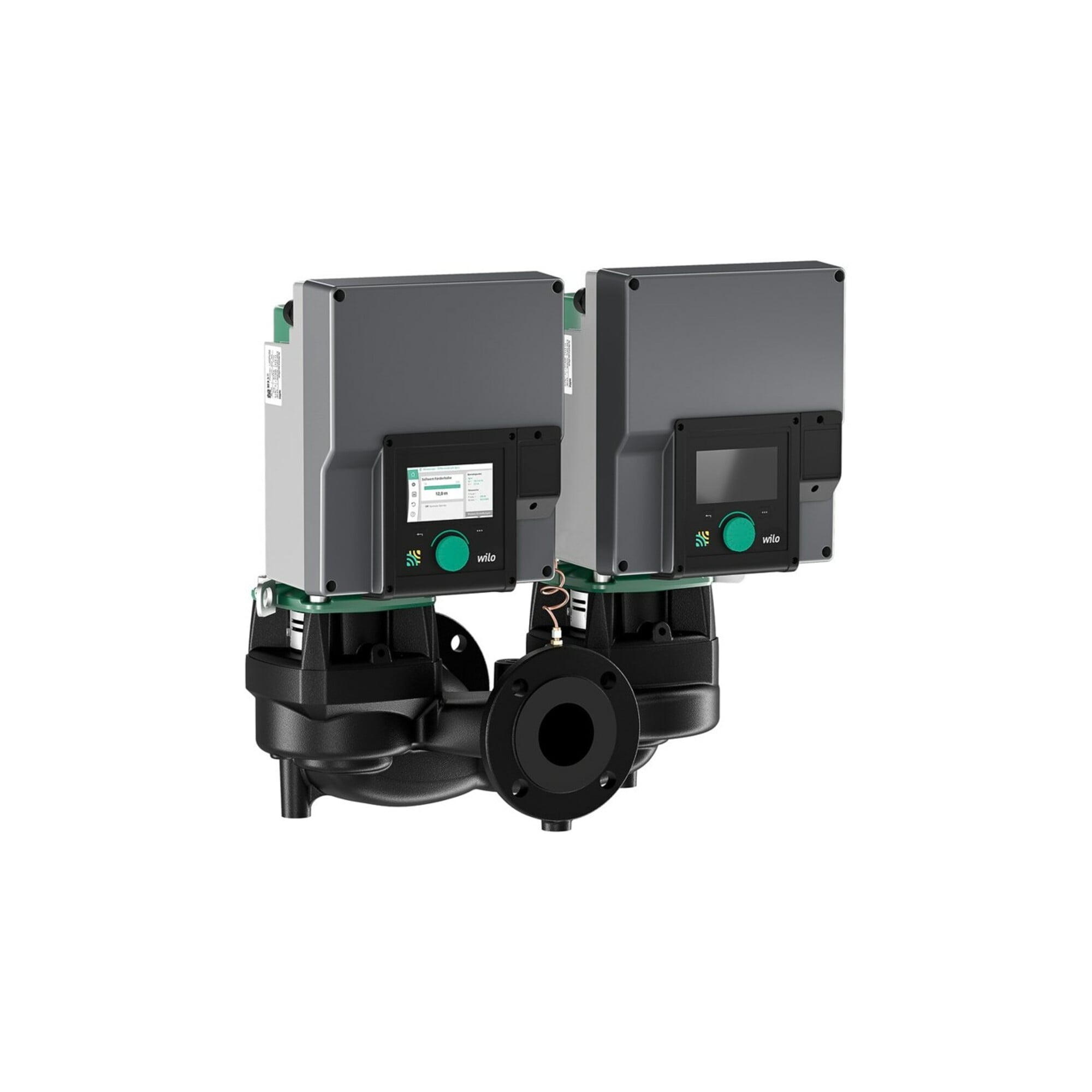 Wilo Trockenläufer-Hocheffizienz-Doppelpumpe Stratos GIGA2.0-D 40/1-19/M-1,1-R1-S1