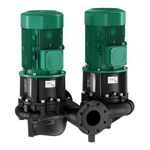 Wilo Trockenläufer-Standard-Doppelpumpe Atmos GIGA-D 150/180-7,5/4,DN150,7.5kW
