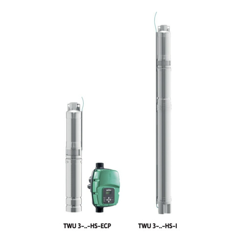 Wilo Unterwassermotorpumpe Sub TWU 3.02-09-HS-ECP-B, 1,5 kW, Rp 1