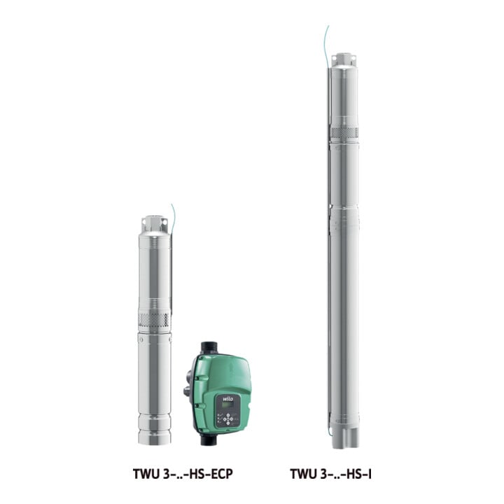 Wilo Unterwassermotorpumpe Sub TWU 3-0501-HS-I, 0,6 kW, Rp 1