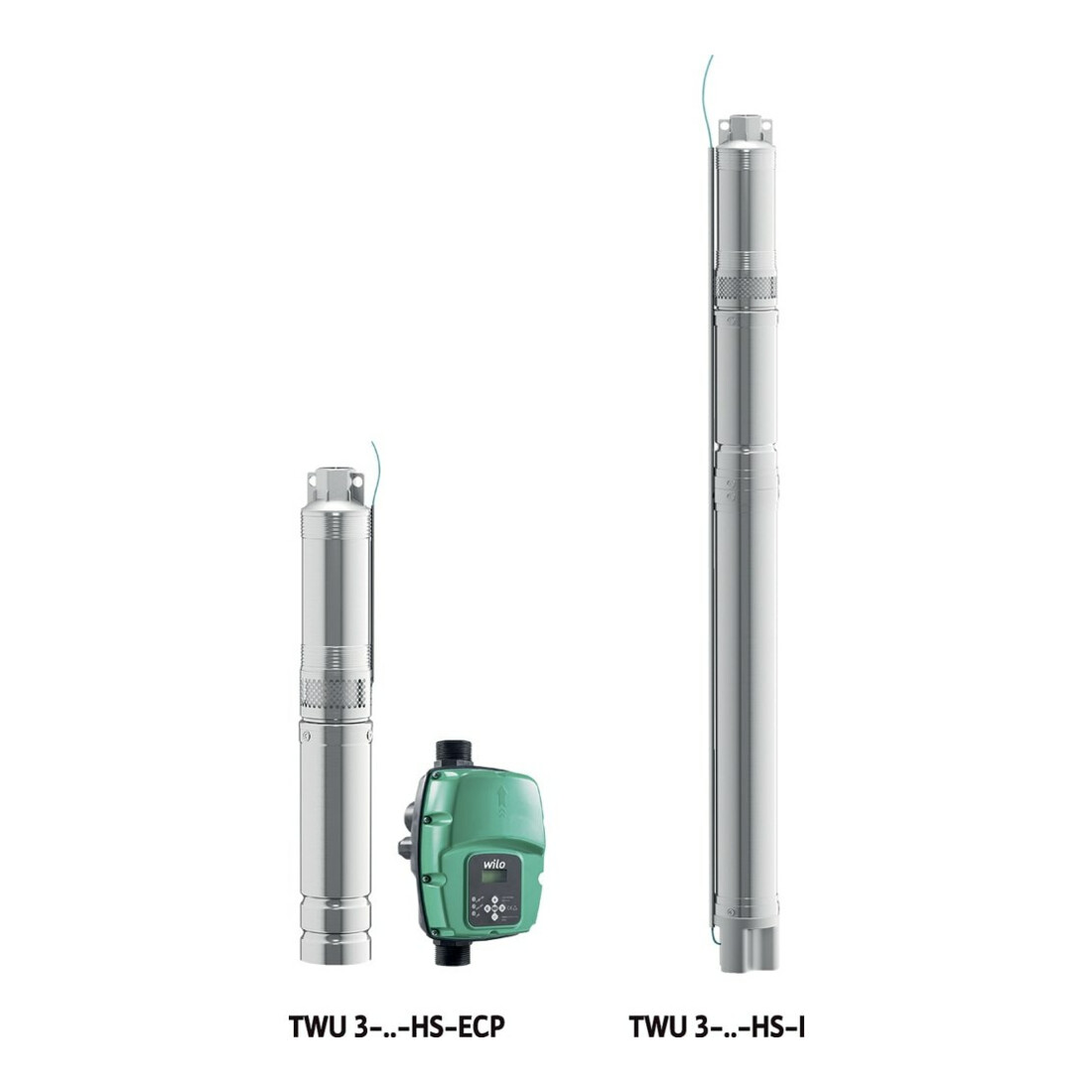 Wilo Unterwassermotorpumpe Sub TWU 3-0504-HS-I, 1,5 kW, Rp 1