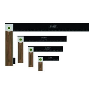 Winkel Alu-Line Schenkel-L.150mm Griff-L.105mm justierbar Alu./STA/Nussbaum