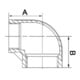 Winkel EN 10226-1 NPS 1 Zoll NPS2 3/4 Zoll IG reduziert SPRINGER