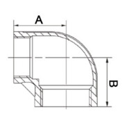 Winkel EN 10226-1 NPS 2 Zoll NPS2 1 1/2 Zoll IG reduziert SPRINGER-4
