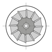 Winkelfräser D1833D HSSCo5 60G38mm FORMAT