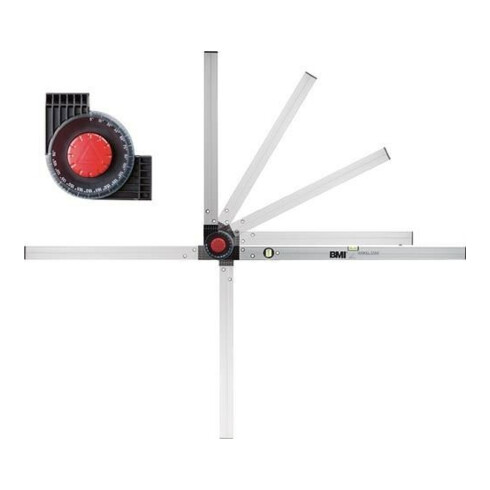 Winkelmessgerät WINKELSTAR Messber.0-270Grad Schenkel-L.60x120cm BMI