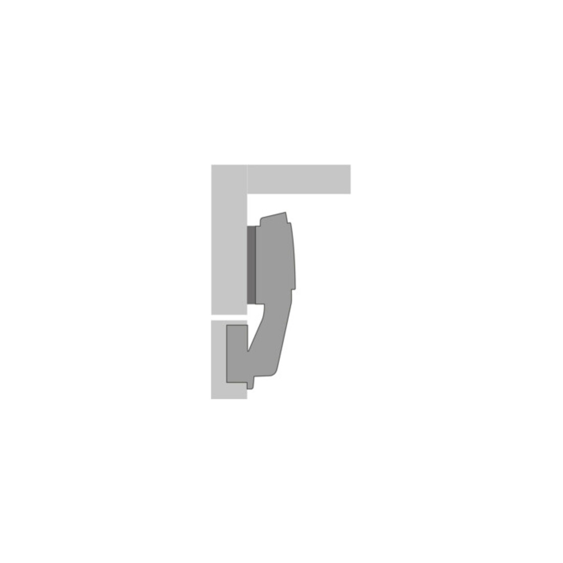 Winkelscharnier Sensys W90 TH 52 vern.HETTICH